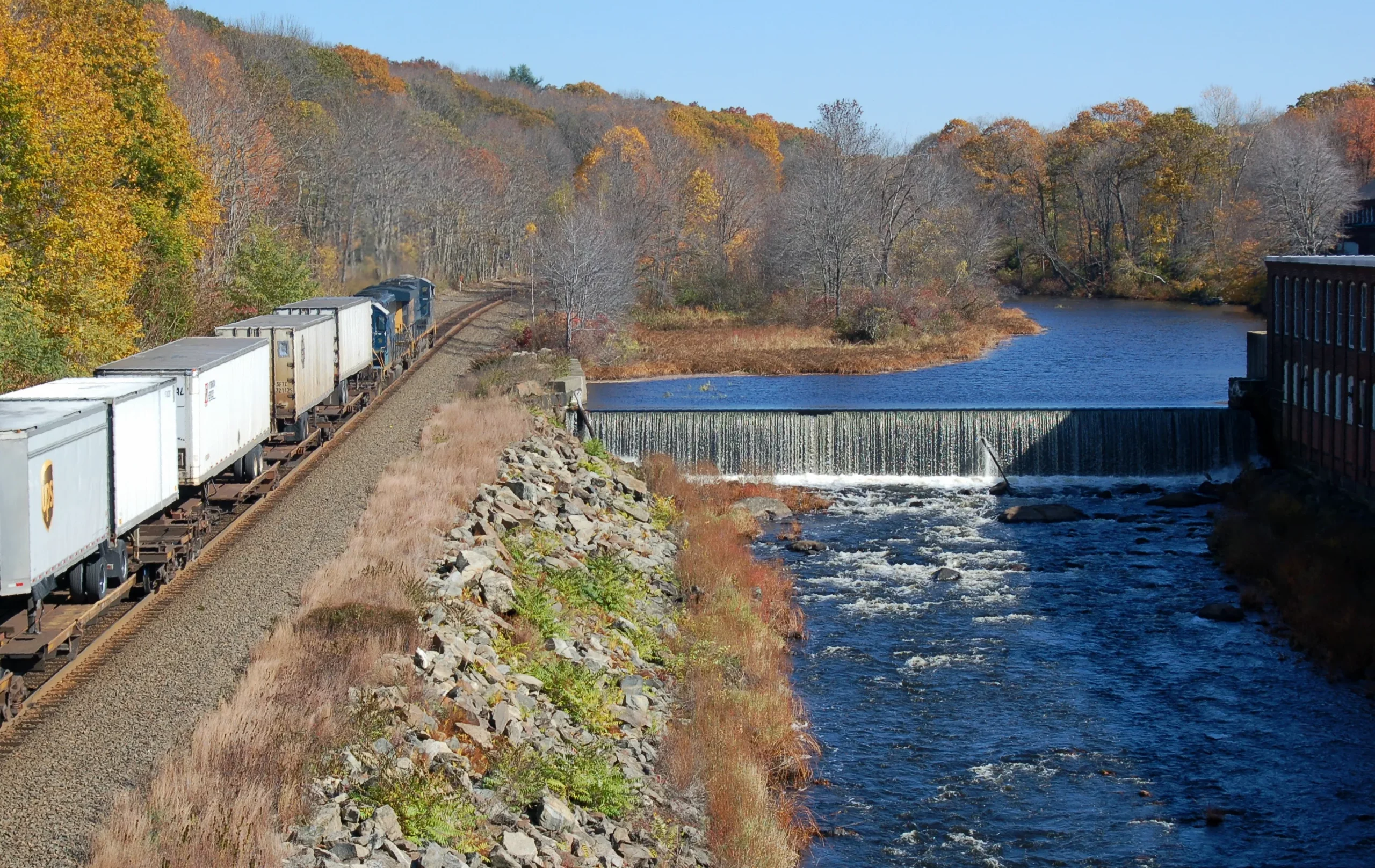 Quaboag River in Palmer, MA
