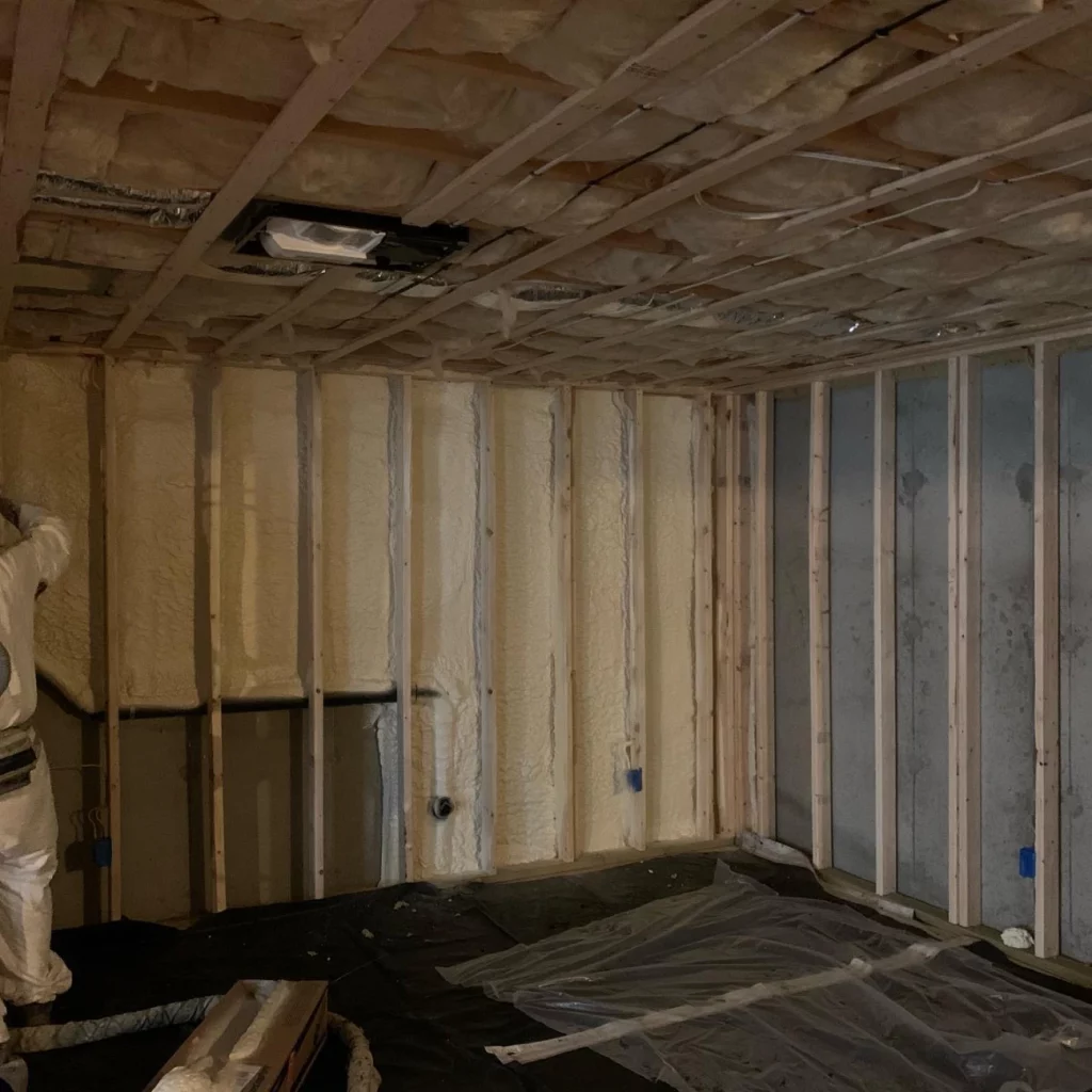 open cell spray foam insulation