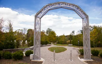 Blackstone Gateway Park in Quinsigamond Village, MA